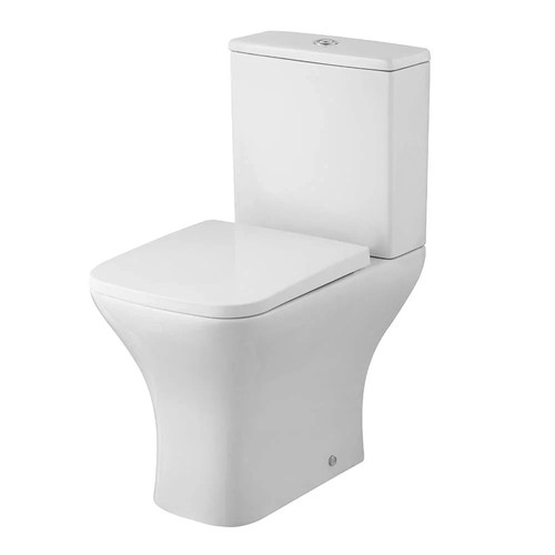 Bathroom square close coupled - close,
