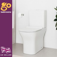 Rimless Close-Coupled Toilet