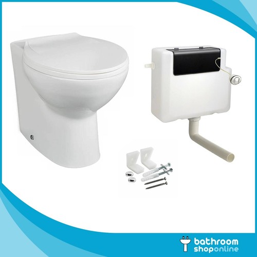 Back wall btw toilet - to,