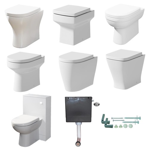 Back wall toilet - btw, wc