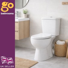 White Ceramic Close Coupled