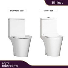 Rimless Close Coupled Toilet