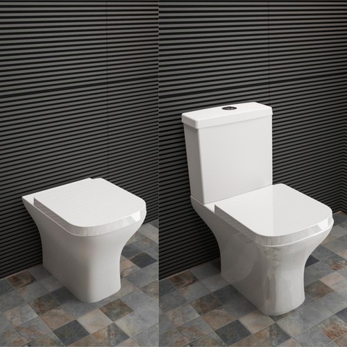 Bathroom close coupled back - coupled,