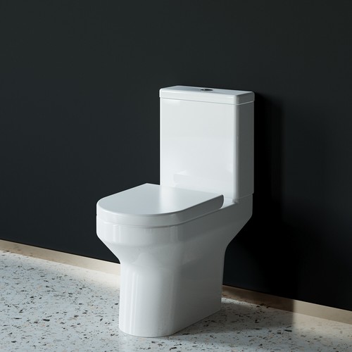 Bathroom rimless close - rimless, coupled