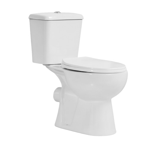 Rimless close coupled toilet - close,