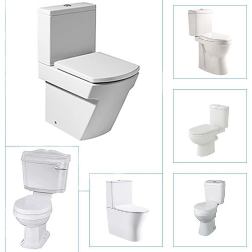 Bathroom toilet close coupled - toilet,