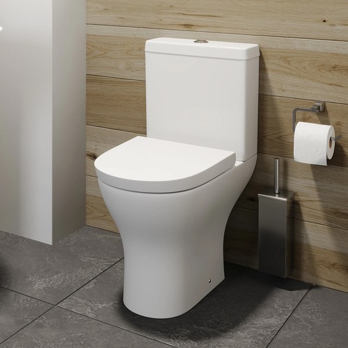 Close coupled toilet modern - coupled,