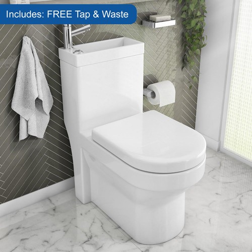 Close coupled toilet - in, 1